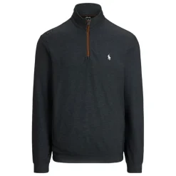 RLX Mesh Quarter Zip Pullover Herre Svart