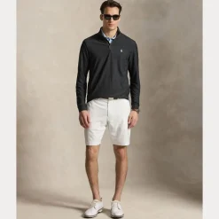 RLX Mesh Quarter Zip Pullover Herre Svart