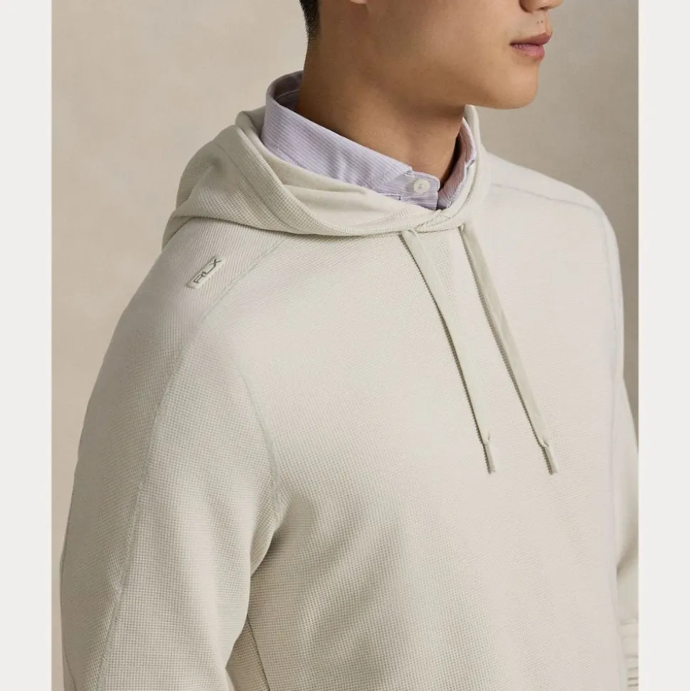 RLX Performance Waffle-Knit Hettegenser Herre Hvit