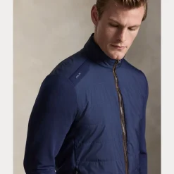 RLX Quilted Hybrid Mockneck Jakke Herre Navy
