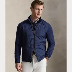 RLX Quilted Hybrid Mockneck Jakke Herre Navy