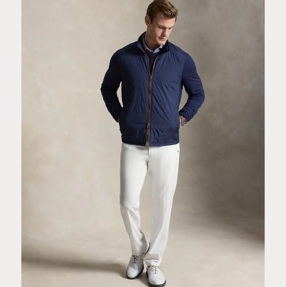 RLX Quilted Hybrid Mockneck Jakke Herre Navy