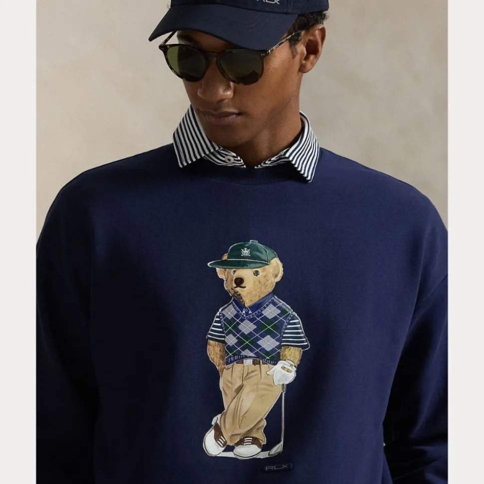 RLX Relaxed Fit Polo Bear Genser Herre Navy