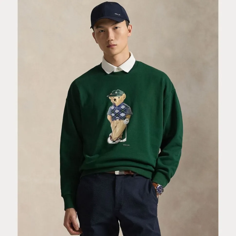 RLX Relaxed Fit Polo Bear Genser Herre Grønn