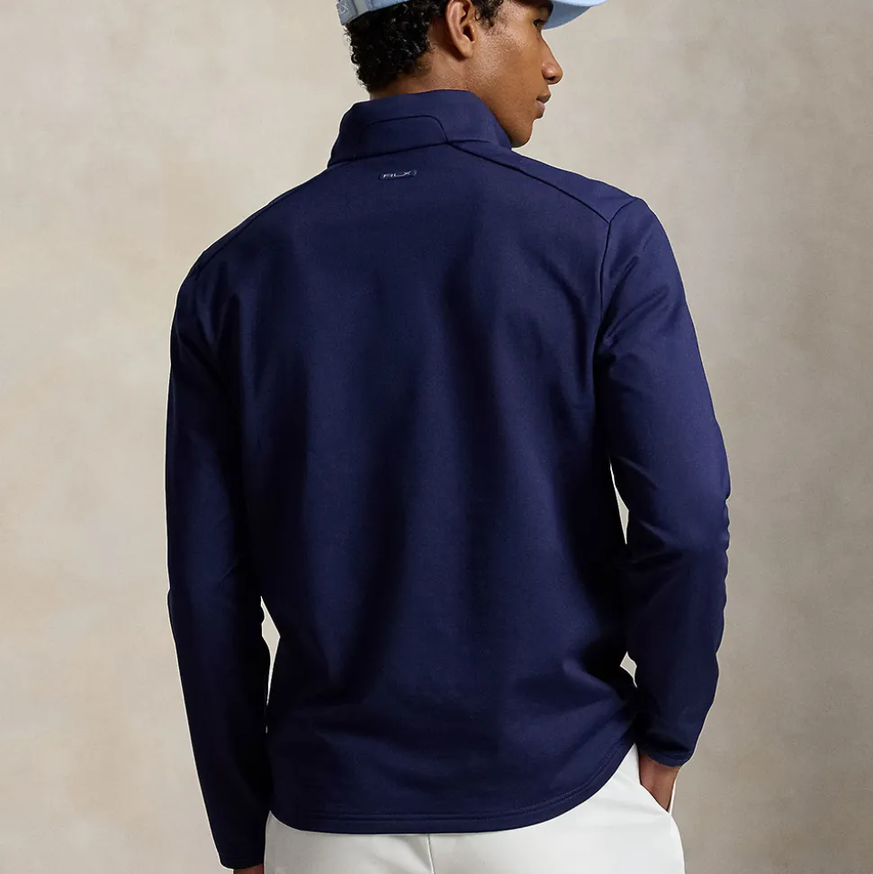 RLX Stretch Half-Zip Genser Herre Navy