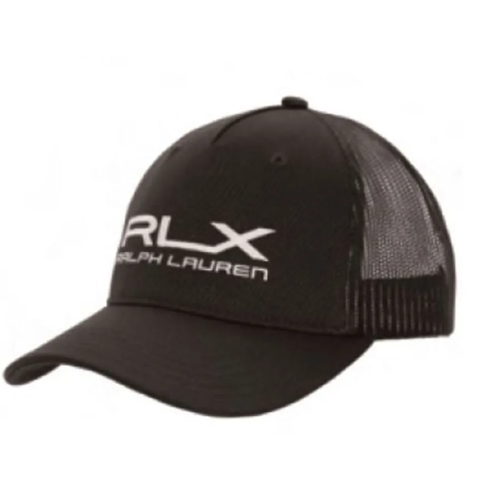 RLX Twill Trucker Caps Svart