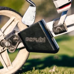 Scrubi Rensebørste for golfkøller til 3 Hjuls Clickgear Traller
