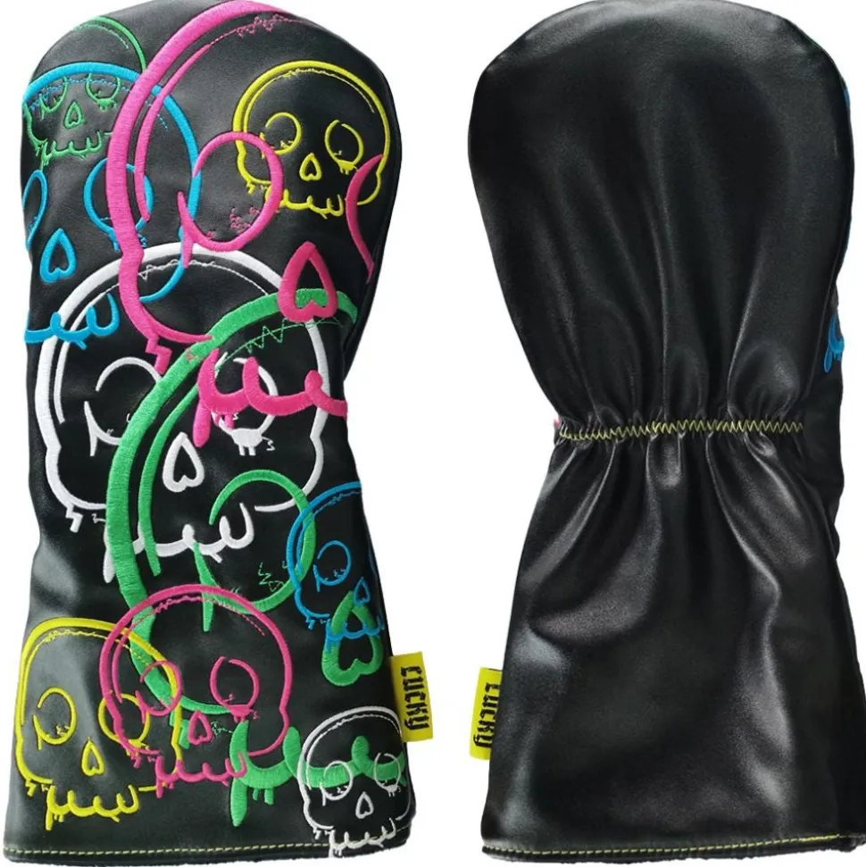 Skull Driver Headcover Svart