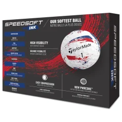SpeedSoft INK Golfball Blå/Rød