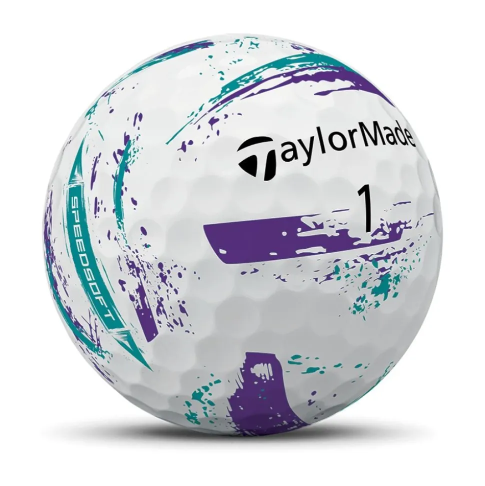 SpeedSoft INK Golfball Lilla/Teal