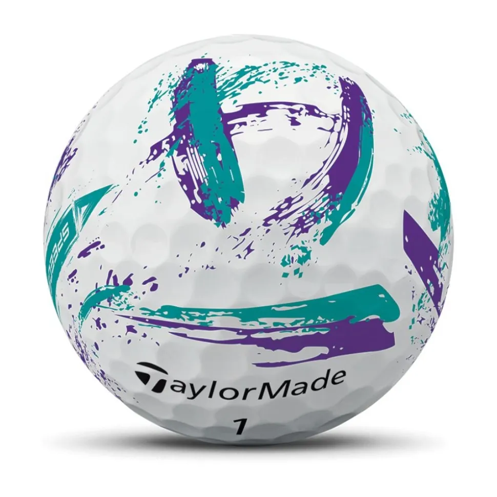 SpeedSoft INK Golfball Lilla/Teal
