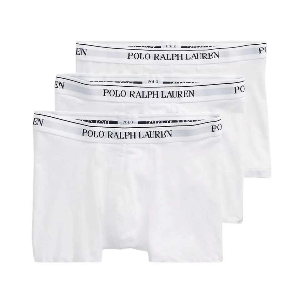 Stretch Bomull Boxer 3 Pack Hvit