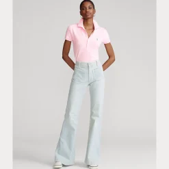 Stretch Pique Dame Rosa