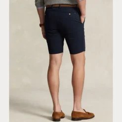 Stretch Slim Fit Chino Shorts Herre Navy