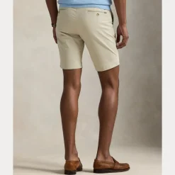 Stretch Slim Fit Chino Shorts Herre Beige