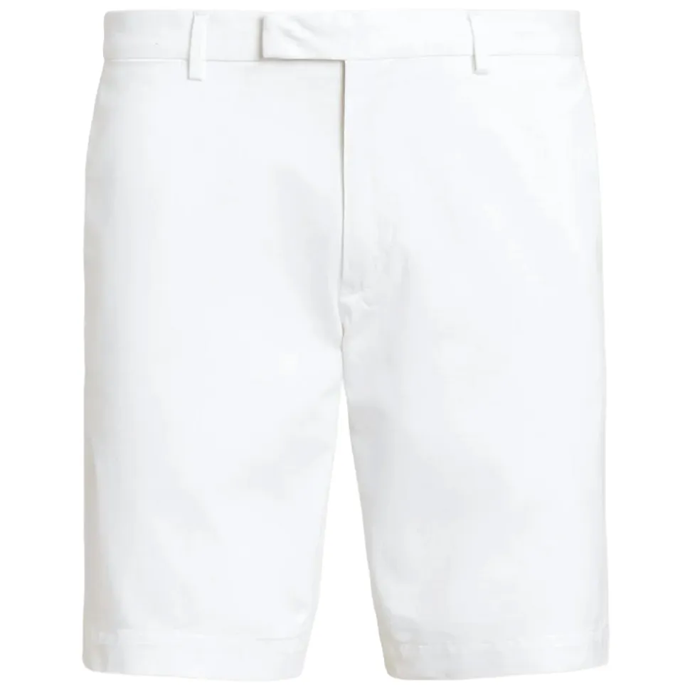 Stretch Slim Fit Chino Shorts Herre Hvit