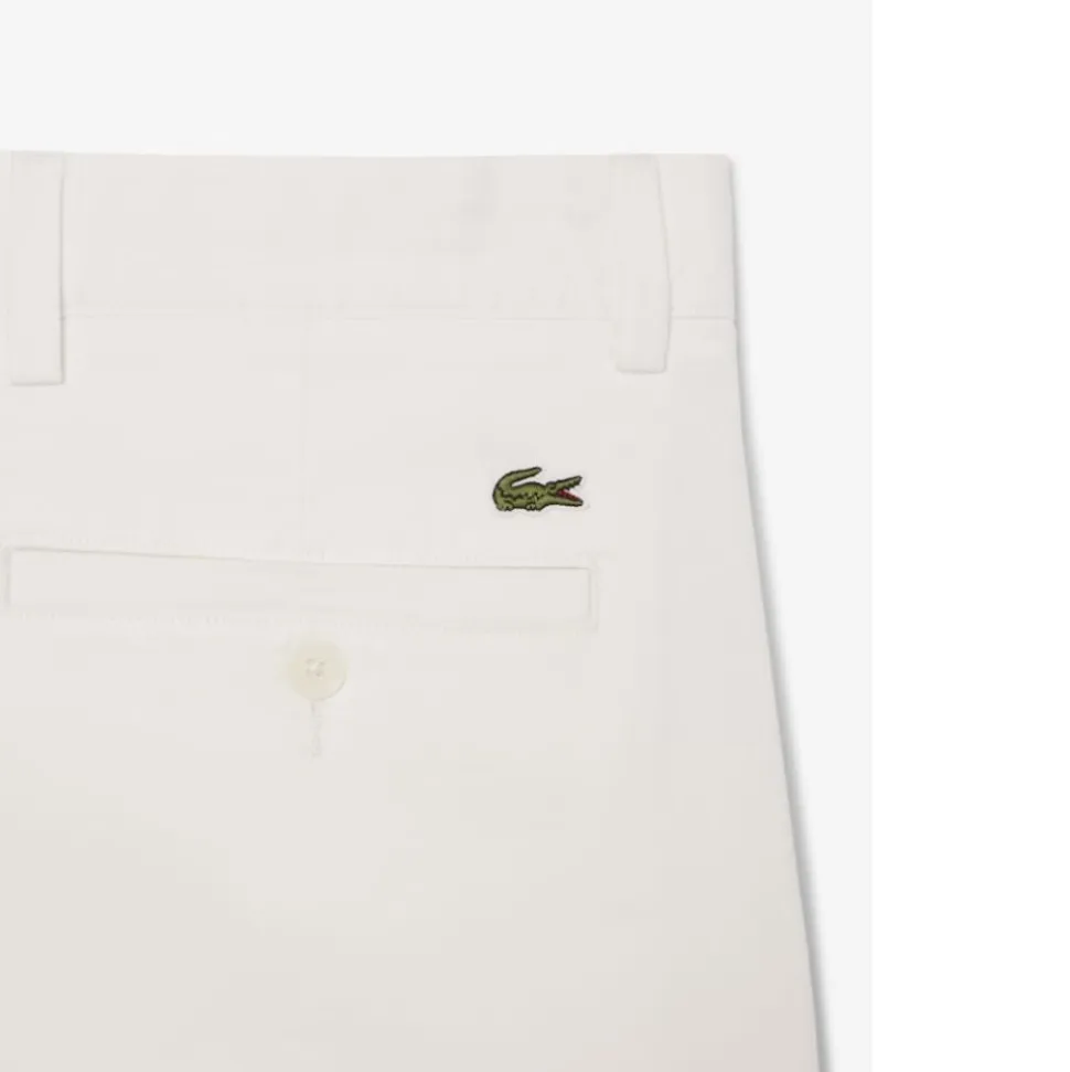 Stretch Twill Chino Shorts Herre Hvit