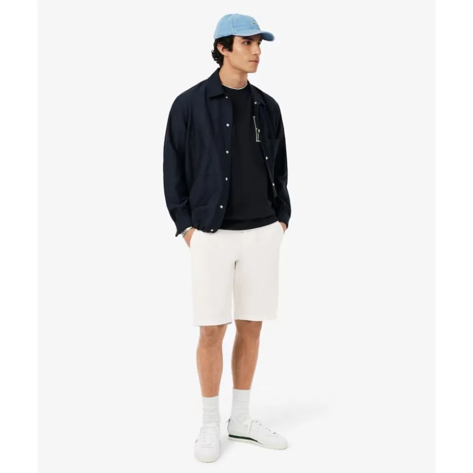 Stretch Twill Chino Shorts Herre Hvit