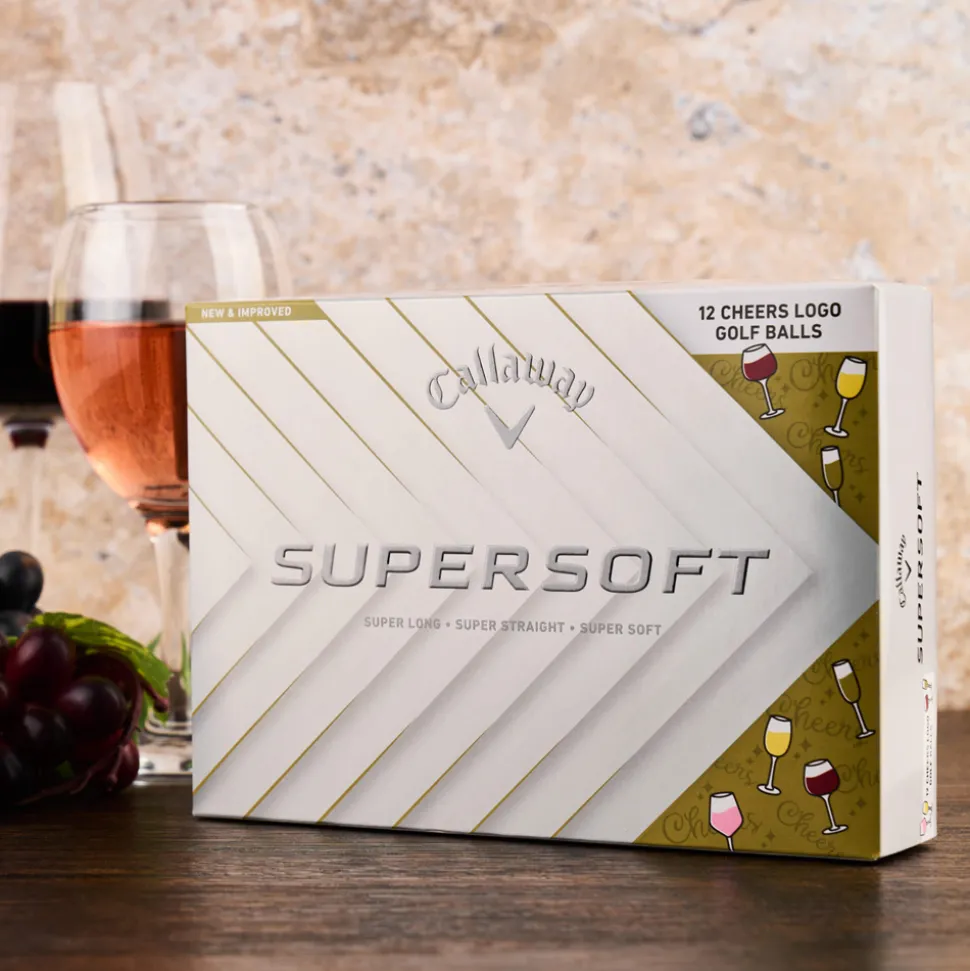Supersoft Cheers Golfball Hvit