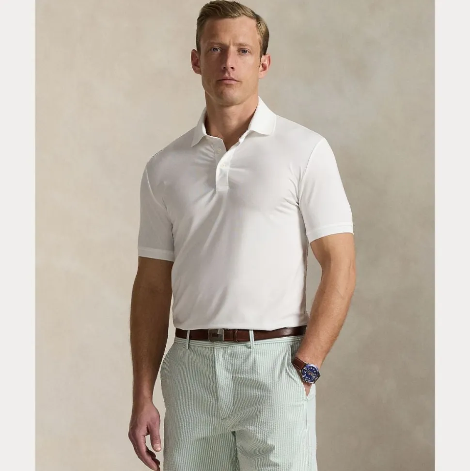 Tailored Performance Pique Herre Hvit