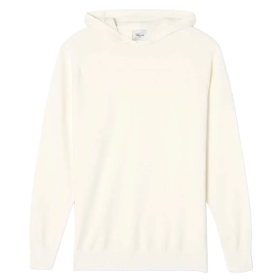 Tech Knit Hettegenser Herre Krem