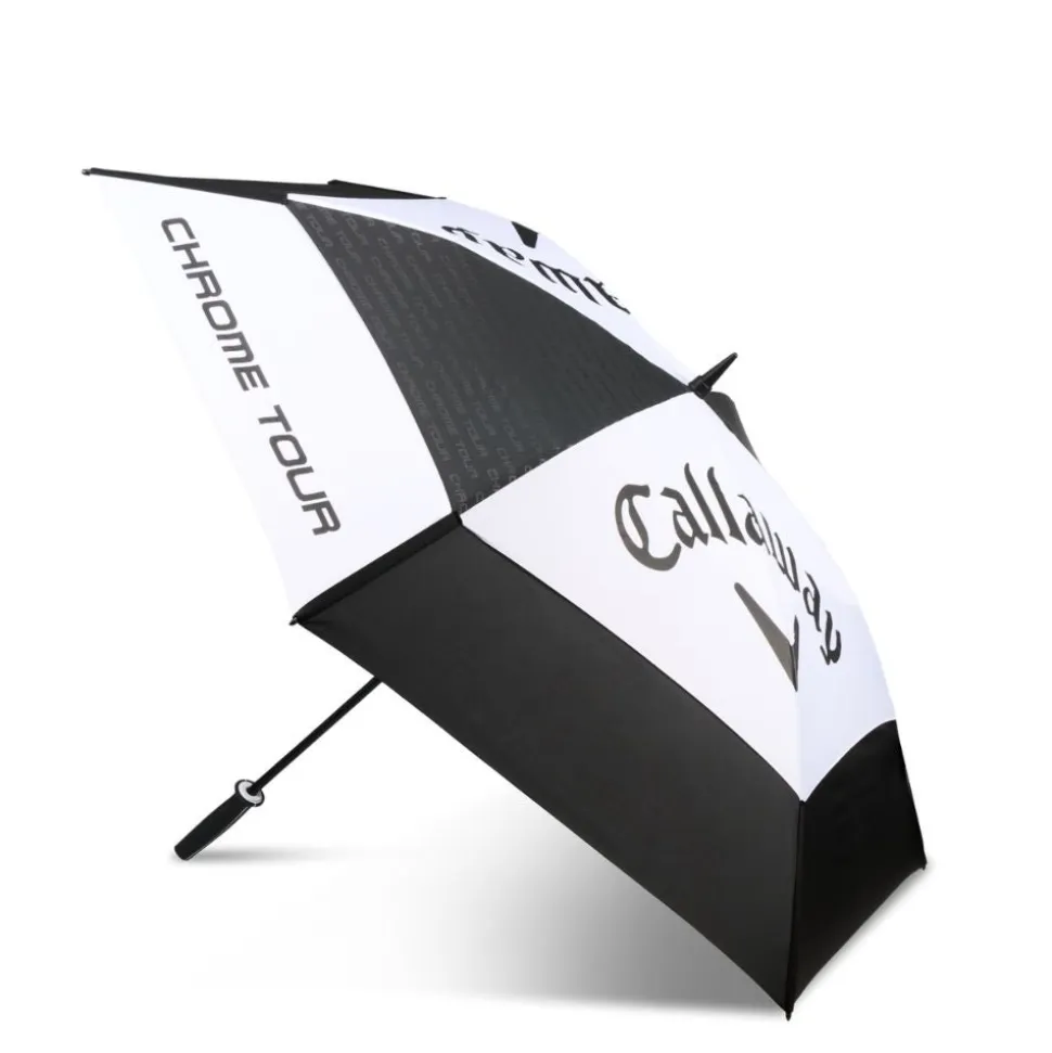Tour Authentic Double Canopy Paraply 68" Svart/Hvit