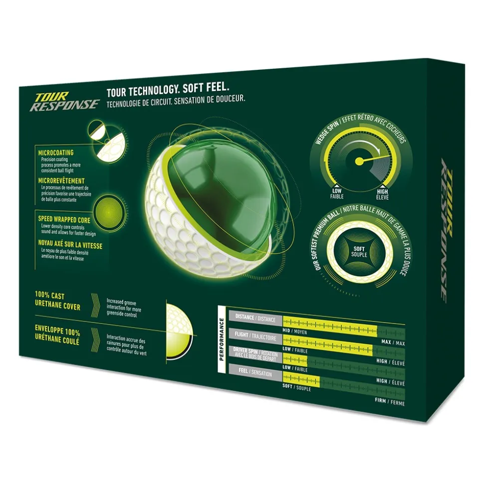 Tour Response Golfball Hvit