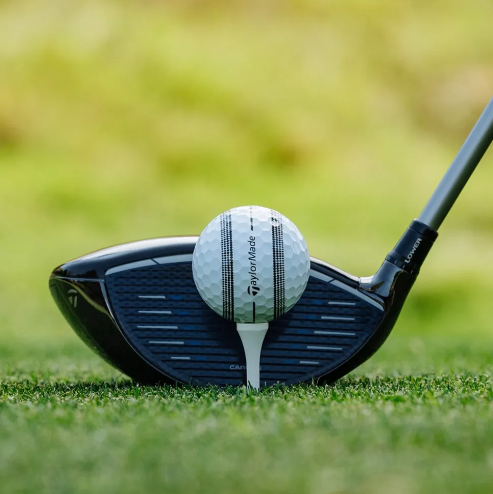 TP5 2024 Stripe Golfball Hvit