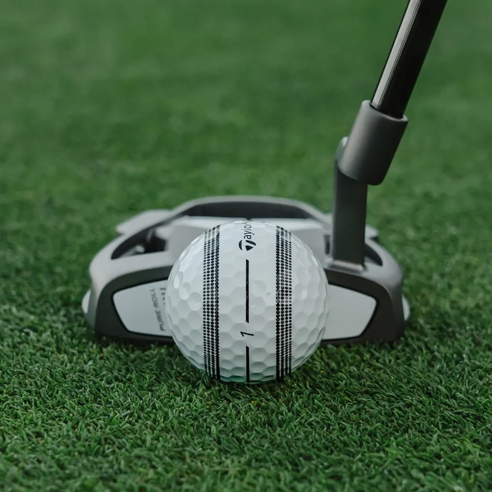 TP5 2024 Stripe Golfball Hvit