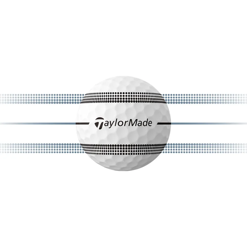 TP5 2024 Stripe Golfball Hvit
