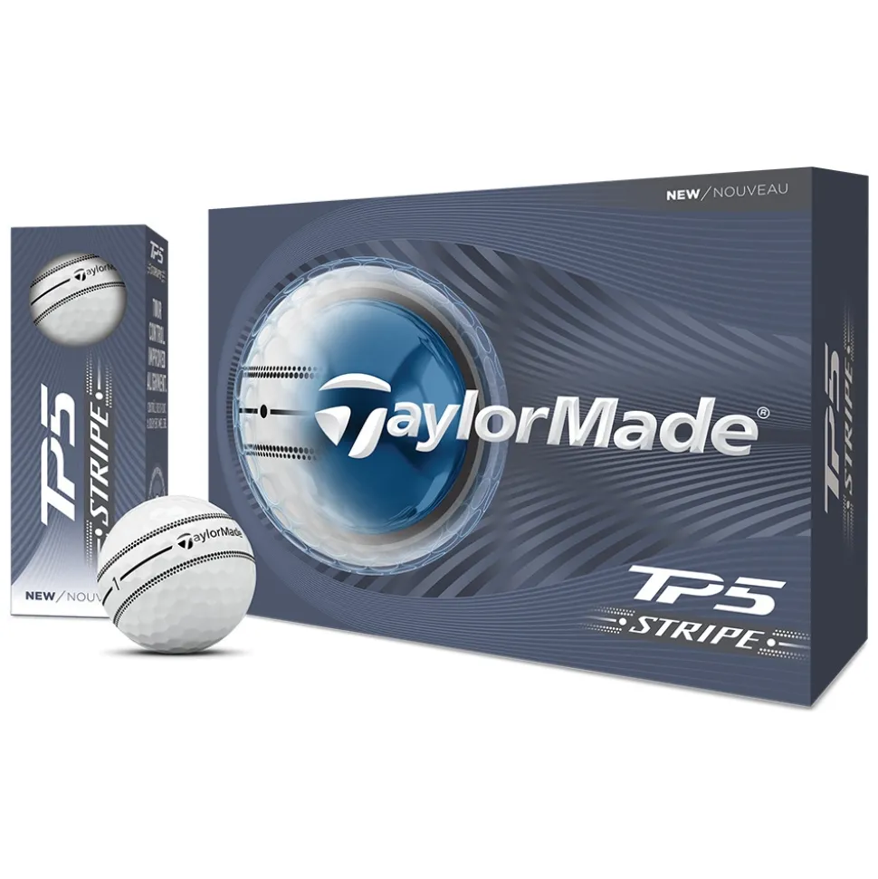 TP5 Stripe Golfball Hvit