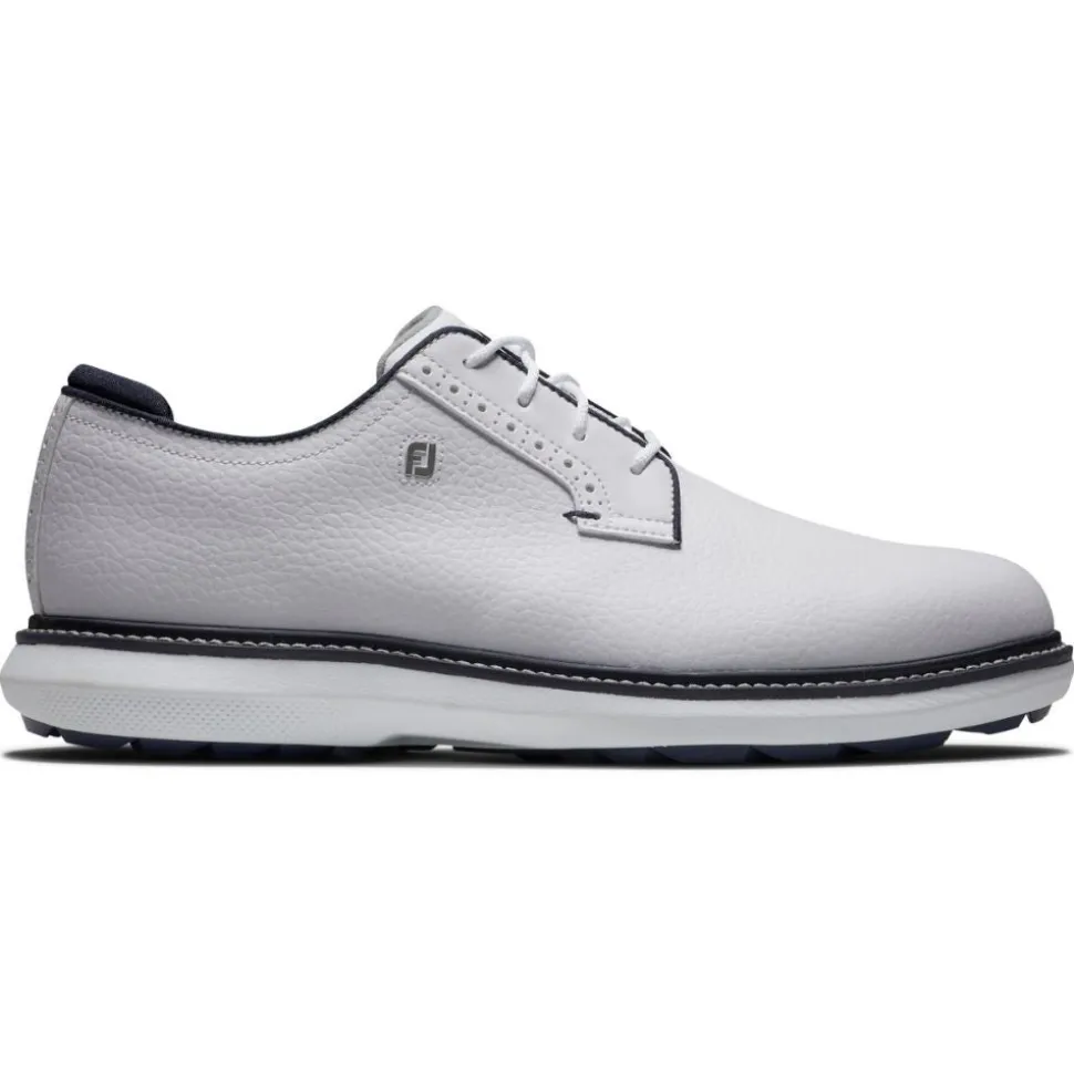 Traditions Blucher Golfsko Herre Hvit