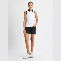 Twill Stretch Pull on Shorts Dame Svart