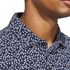 Ultimate 365+ Soft Print Pique Herre Navy