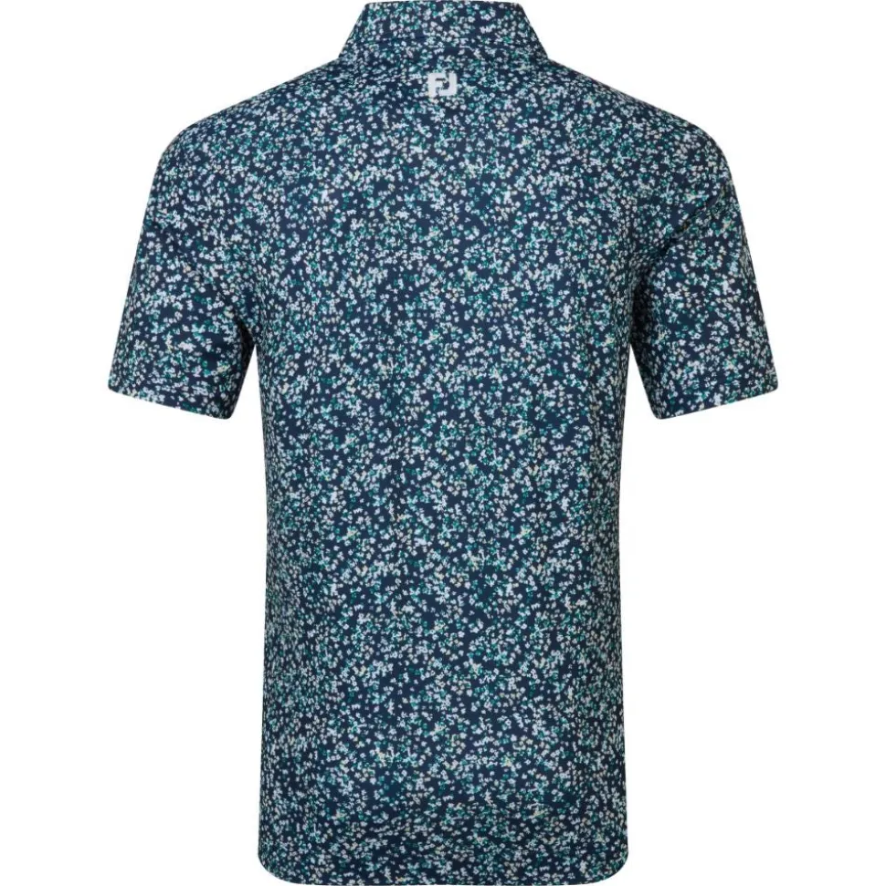 Watercolour Floral Print Pique