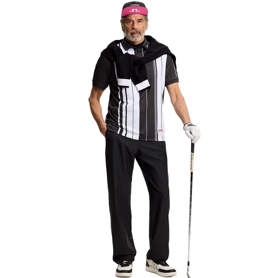30Y Tour Tech Striped Pique Herre Stripe Placement Graphic